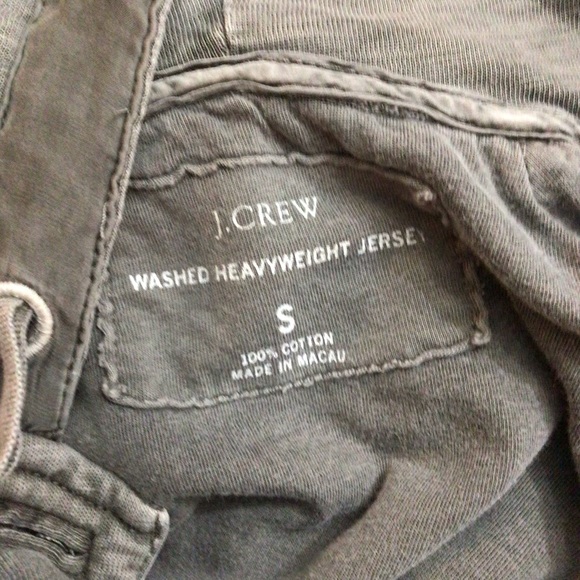 J. Crew Washed Heavyweight Jersey Hoodie S - Picture 5 of 6